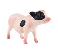 FytStycale Figurine de porcelet miniature, jouet éducatif pour enfants, représentant un animal de la ferme, à poser sur une étagère ou un bureau, Debout