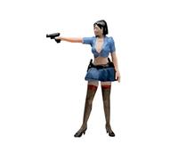 FytStycale Figurines de Policières En Résine à L'échelle 1/64, Accessoires de Cinéma, Scènes Miniatures, Collections, Trains, Chemins de Fer, échelle S, Déco