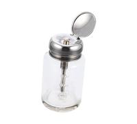 FytStycale Flacon Distributeur à Pompe En Verre Vide, Flacon avec Graduation, Flacon à Pression pour Dissolvant à Vernis à Ongles, Boutique de