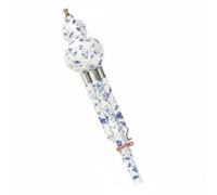 FytStycale Flûte pour Débutants Instrument à Vent Bambou Sept Trous Douces Adaptée aux Adultes Pratique Musicale Quotidienne, Bleu+Acier Blanc