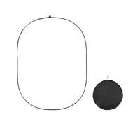 FytStycale Fond de Réflexion Photographique Panneau Diffuseur de Lumière Souple Tissu Modificateur Éclairage Structure Métal Sac Transport Adapté, 100x150cm