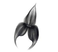 FytStycale Frange à Cheveux à Clipser, Accessoire de Coiffure Respirant et Charmant avec Des Tempes, Postiche Air Bangs Idéal pour Les Mariages, Le Trava, Style C