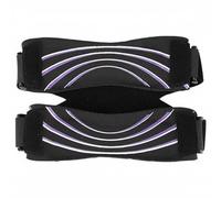 FytStycale Genouillère Réglable pour Tendon Rotulien Sangle Patella Attelle Genou Support Sport avec Inserts en Silicone Tissu Respirant Spandex Polyester, Noir-violet