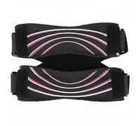 FytStycale Genouillère Réglable pour Tendon Rotulien Sangle Patella Attelle Genou Support Sport avec Inserts en Silicone Tissu Respirant Spandex Polyester, Noir-rose