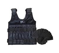 FytStycale Gilet D'entraînement Lesté Vide, Noir, Ajustable, 20 Kg