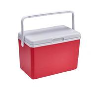 FytStycale Glacière Isotherme Rigide Poignée Intégrée Glacière Camping Couvercle Rabattable pour Usage Quotidien, Rouge, 3L