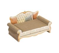 FytStycale Griffoir pour Chat, Panier pour Chat, Espace de Jeu pour Animaux, Résistant à l'usure, Extra Large, Caisse de Couchage, Carton Ondulé, Jouet pour, Style A