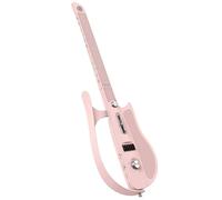FytStycale Guitare Intelligente sans Cordes Léger Guitare D'apprentissage Lumineuse Sons Multiples Instrument de Musique Portable pour Enfants, Déplacement, Pink