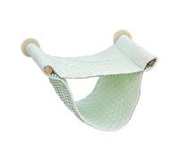 FytStycale Hamac pour Hamster Lit Suspendu Double Couche Cachette Nid Petits Animaux Tissu Rafraîchissant Design Doux Adapté à Cage Maison Rongeur, Vert