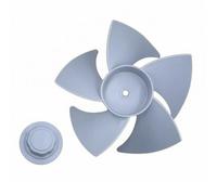 FytStycale Hélice de Ventilateur Rechange 5 Pales en Plastique avec Écrou | Ventilateur de Remplacement Silencieux, Accessoire de Réparation, Pièce Détachée pour Système de Refroidissement