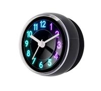 FytStycale Horloge Numérique étanche et Compacte de 7 Cm (2,76 Pouces), Facile à Lire, pour, Porte, Miroir, Toilettes Ou Cuisine, Noir et gris C
