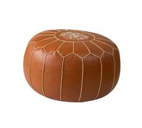 FytStycale Housse de Pouf Non Rembourrée, Coussin de Sol, Siège sous Bureau, Style, Fait Main, Texturée, Ronde, pour Broderie, Loisirs Créatifs, Couleur A