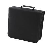 FytStycale Housse de Rangement pour CD Étui de Protection Boîtier Portable Sac de Stockage avec Fermeture Éclair Protection Anti Poussière Adapté Aux Collectionn, Noir