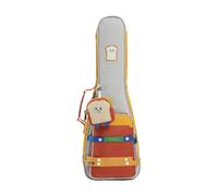 FytStycale Housse de Transport pour Ukulélé, étui Robuste avec Bretelles Réglables, Sac à Dos Double Bandoulière pour Ukulélé, Idéal pour Les Spectacles sur Scèn, 26 Po