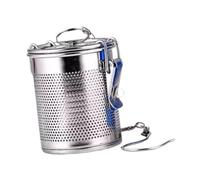 FytStycale Infuseur à Thé Panier à Épices Filtre à Mailles Fines Boule Infuseur En Acier Inoxydable à Deux Fermetures Adapté pour Préparer Des Soupes Bouillons I, 8cmx9cm