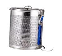 FytStycale Infuseur à Thé Panier à Épices Filtre à Mailles Fines Boule Infuseur En Acier Inoxydable à Deux Fermetures Adapté pour Préparer Des Soupes Bouillons I, 14cmx14cm
