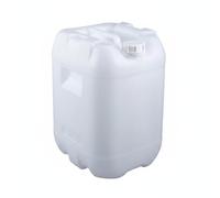 FytStycale Jerrican Empilable En Plastique Matériau HDPE Tonneau Chimique En Plastique Robuste et Conteneur à Liquide de Qualité Alimentaire pour Usine, Translucide, 25l-a