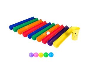 FytStycale Jeu de Coopération en équipe « Pipeline » : Défi de Groupe, Jeu de Communication pour Groupes Scolaires, événements pour Enfants, Team Building, événe, 10 pièces