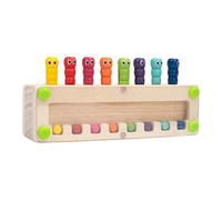 FytStycale Jeu de Correspondance de Couleurs Blocs Mémoire Cognitif Éducatif en Bois Développement Sensoriel Motricité Convient Aux Soirées Jeux Enfants Adultes, Chenille