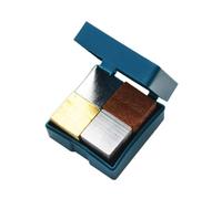 FytStycale Jeu de Cubes Scientifiques de Densité : Cubes de Même Volume et de Masses Différentes, Instrument Pédagogique pour Une Expérience de Physique