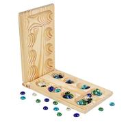 FytStycale Jeu de, Jeu de Société Familial avec Perles Multicolores, à Partir de 7 Ans, En Bois, Idéal pour Les Fêtes, pour Adultes et Toute La Famille (, 44,5x13,2x1,6cm