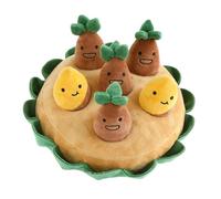 FytStycale Jouet Jeu de Recherche Friandises Patate Douce Couineur Jouet Sonore Patate Douce Anti-Ennui pour Chiens, Maison