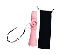 FytStycale Kazoo, Flûte Jouet, Compagnon Cordon pour Accrocher Autour Du Cou, Instrument de Musique Flûte à Bouche pour Ukulélé, Piano, Violon et Clav, Rose