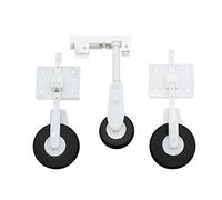 FytStycale Kit de Train D'atterrissage avec Roues pour Modèle Réduit D'avion Radiocommandé 27 Pouces
