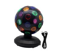 FytStycale Lampe Boule Disco, éclairage DJ, Rotative, Portable, Connexion USB, Idéale pour Les Fêtes, Les Chambres, Les Hôtels, Les Anniversaires, Les Festivals, Noir