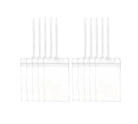 FytStycale Lot de 10 Porte-étiquettes Transparents pour Bagages, Badges D'identification et étiquettes de Portables