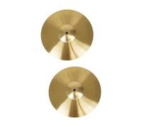 FytStycale Lot de 2 Cymbales de Batterie, Cymbales D'entraînement pour Débutants, Accessoires pour Instruments de Percussion, Cymbales Crash Robustes et Prof, Diamètre 30cm
