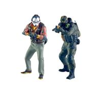FytStycale Lot de 2 Figurines à L'échelle 1:64, En Résine, à Monter Soi-même, pour Décorer Un Bureau Ou Un Diorama. Accessoires et Ornements Peints à La Main, StyleB