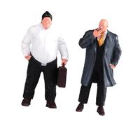 FytStycale Lot de 2 Figurines Miniatures de de Rue à L'échelle 1:64, Accessoire Photo pour Jardin Féerique
