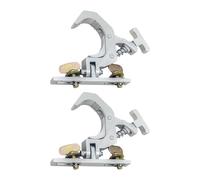 FytStycale Lot de 2 Pinces de Fixation pour éclairage de Scène, Robustes, pour Matériel D'éclairage Scénique (42-61 Mm).