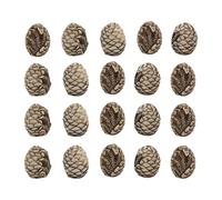 FytStycale Lot de 20 Mini œufs de Dinosaures Décoratifs en Résine, Pierres Miniatures pour Jardin, Parterres de Fleurs, Vases et Jardinières.