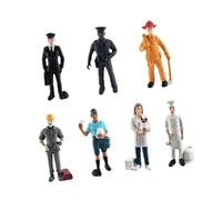 FytStycale Lot de 7 Figurines Humaines Articulées, Modèles de Simulation pour Jouets de Noël