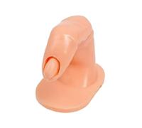 FytStycale Main Factice Manucure Réaliste Doigt Factice D'entraînement Plastique pour Débutants, Doigt D Entraînement Modèle À Insérer Les Faux Ongles