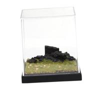 FytStycale Maison de Poupée Miniature Créative, à L'échelle 1/64, Résistante à La Poussière, Idéale pour La Décoration et La Collection. Couvercle Inclus.