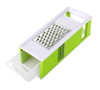 FytStycale Mandoline Japonaise Multifonction, Coupe-Légumes avec Bac Rangement 27×8,5×7cm, Lames Acier Inoxydable 430, Mandoline Cuisine pour Salade Composée, Moderne et minimaliste, condit (#8213)