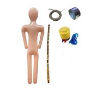 FytStycale Mannequin Gonflable pour Halloween, Silhouette Gonflable, Costume Intégral pour Cosplay, Poupée Polyvalente, Accessoire de Déguisement pour Jardin, Te, Style A