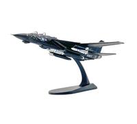 FytStycale Maquette d'avion F14A à L'échelle 1:100, Modèle Rétro Décoratif avec Support, Idéale pour Une étagère, Un Salon, Une Chambre Ou Un Bar.