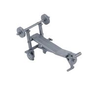FytStycale Maquette D'équipement D'entraînement à L'échelle 1/20, Décoration Sportive, Modèle D'équipement de Musculation à Monter Soi-même pour, Rack de Barre de Banc