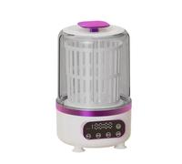 FytStycale Mini Machine à Laver Portable Laveuse Compacte à Essorage Lave-Linge Comptoir Écran Numérique Transparent, Violet