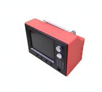 FytStycale Mini Téléviseur Fonctionnel Peut Lire des Vidéos Lecteur Vidéo Miniature USB-Charged par USB Accessoire de Maison de Poupée pour Enfants