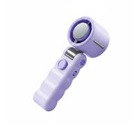 FytStycale Mini Ventilateur Portable Pliable Ventilateur à Semi-Conducteur Silencieux Appareil Refroidissement pour Extérieur, Violet, 3600mAh Longue Durée De Vie De La Batterie