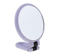 FytStycale Miroir de Poche de Pliable et Grossissant pour Le Maquillage et Le Rasage, avec Support de Bureau, Loupe 15X