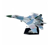 FytStycale Modèle Statique Su-27 Échelle 1/100 Hautement Détaillé Maquette Avion de Chasse Su-27 pour Collectionneurs, Vitrine, Bureau, Étagère