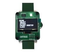 FytStycale Montre Éducative Développement Réseau avec Batterie Longue Durée Antenne Amovible Affichage LED Boutons Faciles Adaptée Aux Étud, Vert