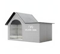 FytStycale Niche Chat Rafraîchissante Respirant Igloo Chat Froid Facile à Nettoyer Abri Félin pour Été, Moyen