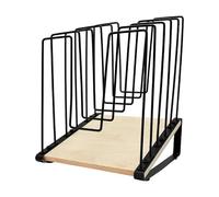 FytStycale Organiseur de Bureau Inclinable, Support pour Dossiers Noirs